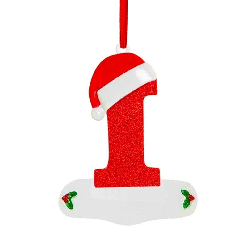 Merry Christmas Decoration Pendant English Alphabet Cristmas Tree Ornaments for Home Decor  Navidad New Year 2026 Gift Accessory