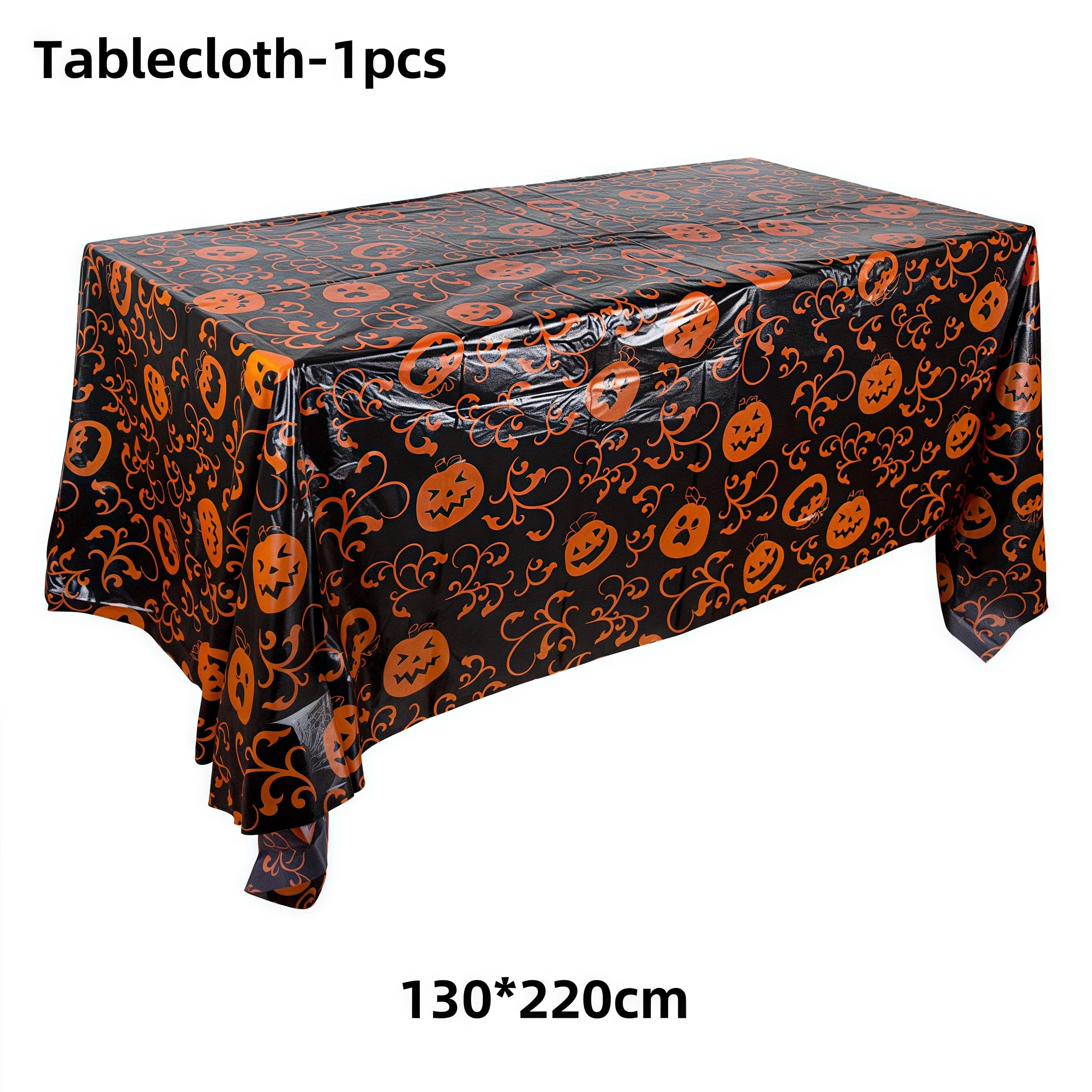 Halloween Decoration Tablecloth Pumpkin Bat Spider Web Table Cover Festival Party Home Table Decoration Supplies