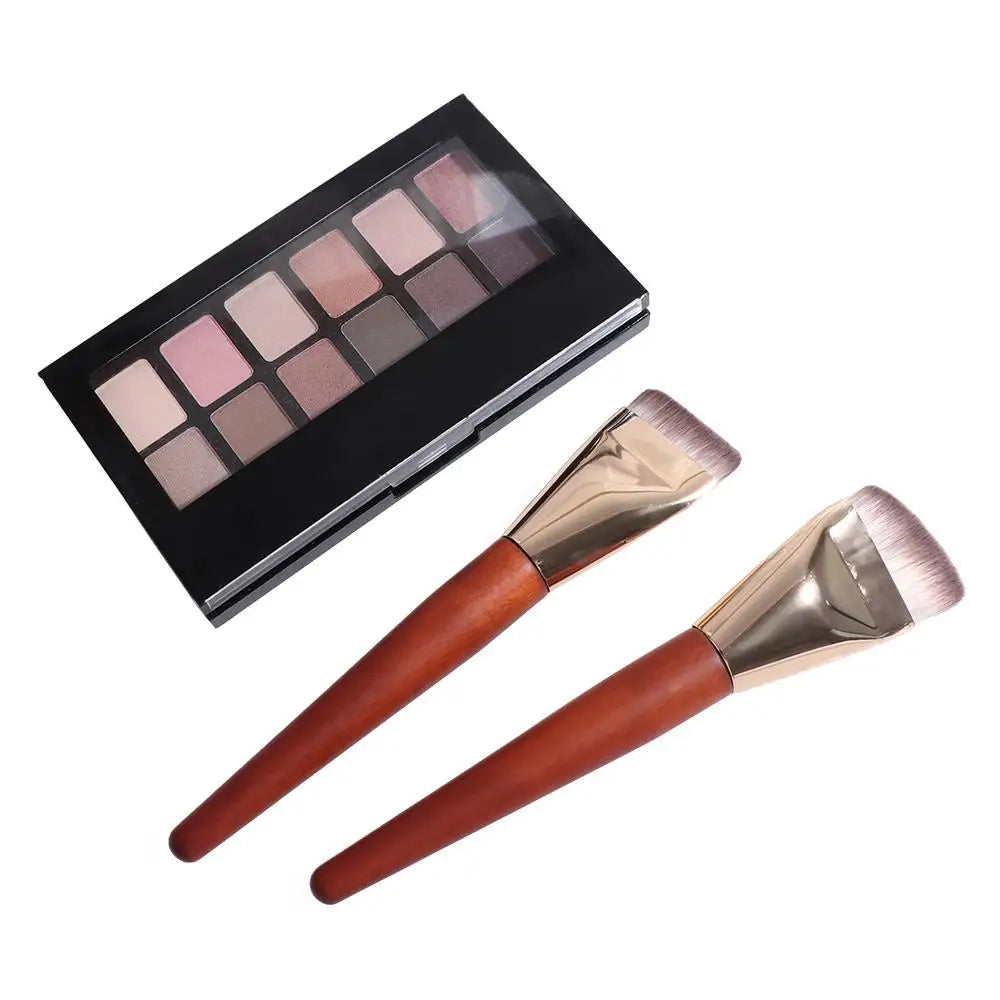 Make Up Tools Ultra Thin Foundation Brush Smooth Soft Flat Contour Brush Bevel Design Lightweight Makeup Brushes Women