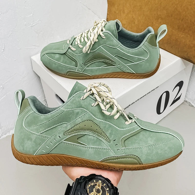 Shoes for Men Training Shoes German Style Lightweight Breathable Sneakers Vulcanized Shoes Retro Casual Gym Walking Men Sneakers