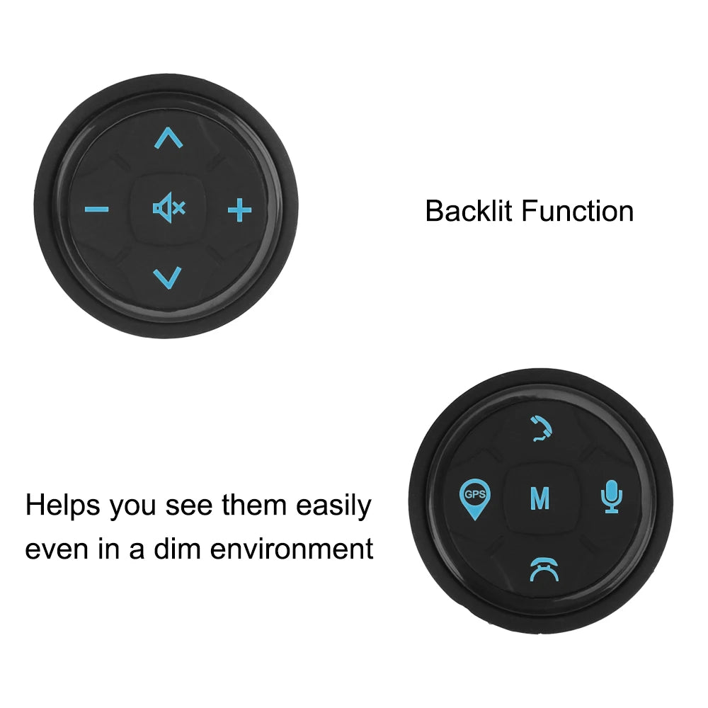 Car Accessories Music GPS Navigation Radio Remote Control Buttons Wireless Car Steering Wheel Controller