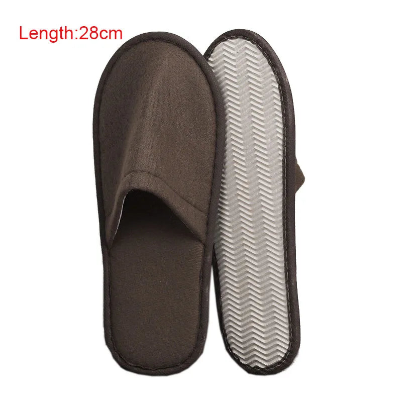 Women Indoor Slippers warm furry Home Slipper Winter Home shoes Women Men House Flat Closed Toe Slides for Bedroom Flip Flops