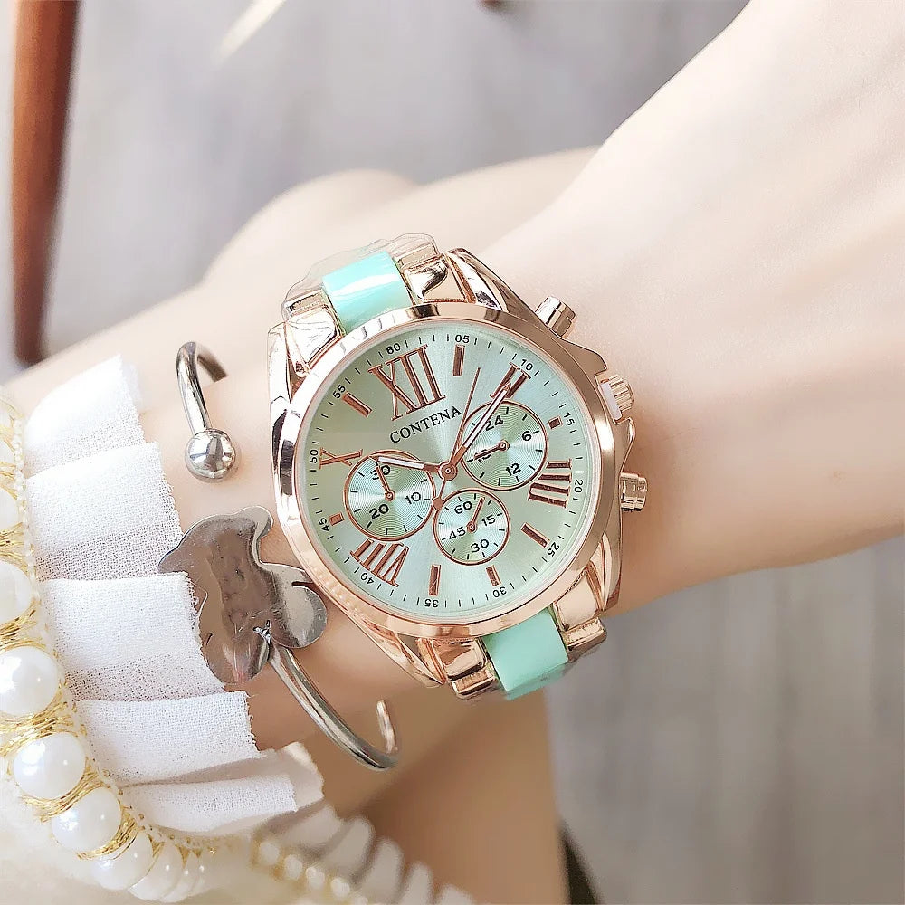 Top Brand Luxury Watches for Women Fashion Creative Steel Bracelet Women's Watches Ladies Quartz Bracelet Watch Reloj Mujer