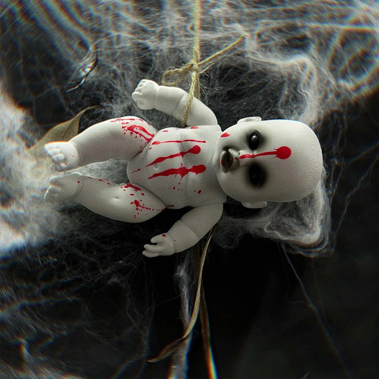 Halloween Scary Blood Doll Horror Ghost Zombie Baby Ghost Day Infant Decor Haunted House Props Children Gifts Party Decor