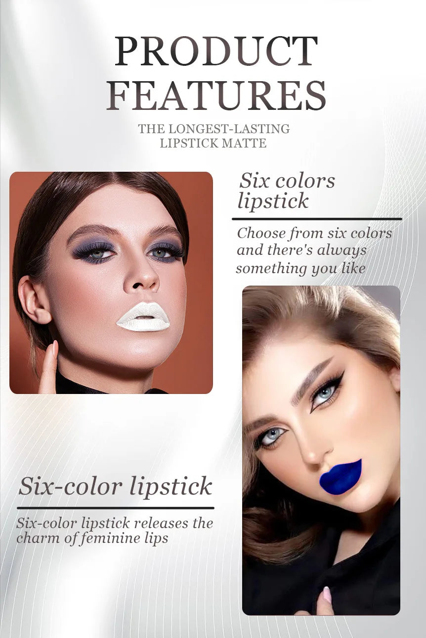 Halloween Dark Makeup Matte LipstickWhite Liquid Foundation Face Body Painting Base for Cosplay Mardi Gras Carnival Natural Look