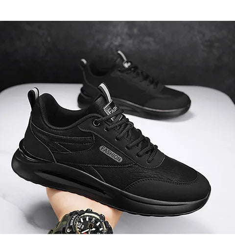 Men's Sneakers 2025 Spring Autumn New Waterproof Non Slip Wear-resistant Work Shoes Outdoor Fashion Lace Up Vintage Casual Shoes