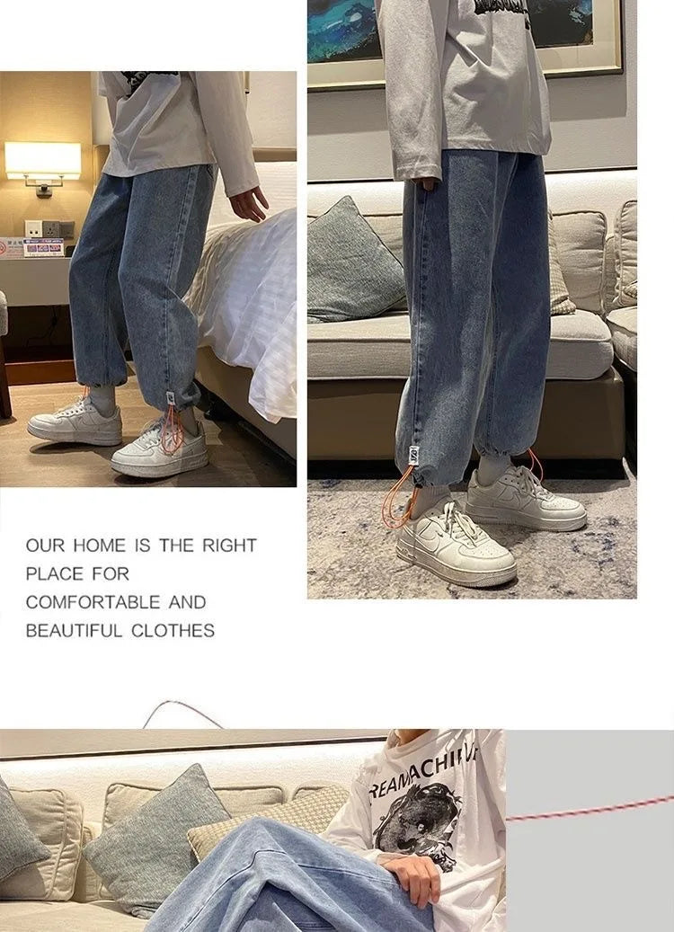 Men Jeans Regular Fit Skinny Jeans Men Blue Pants for Men Pants Jogger Jean Classic Man Jean Man Zip Mens Pants Hip Hop Jeans