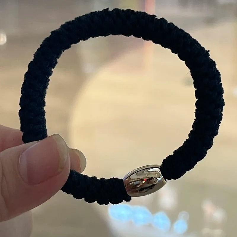 2022 fashion Simple thick hair rubber bands for Women Elastic Hair Tie Gum Girl Ponytail Hairbands Scrunchies kknekki Accessorie