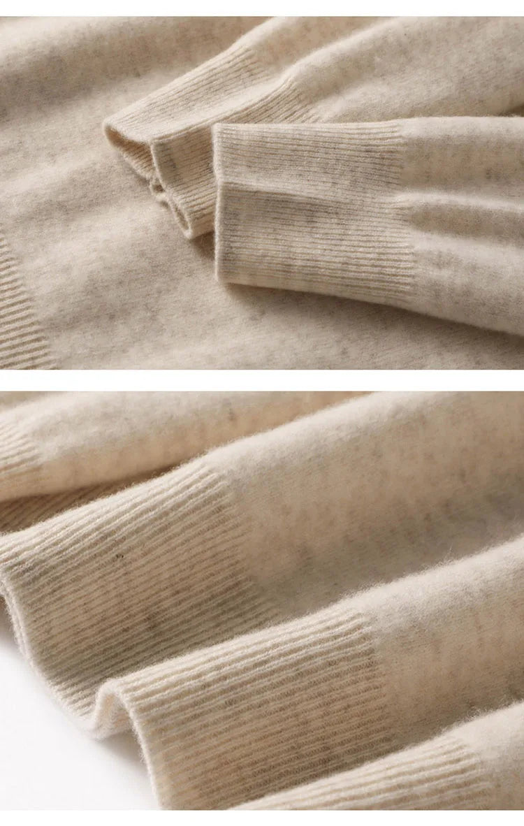 Women Autumn Winter Clothes  Neck Wool Sweater Long-sleeved Knitted Pullovers Shirt Embroidered Fish Logo Casual Sweater Tops