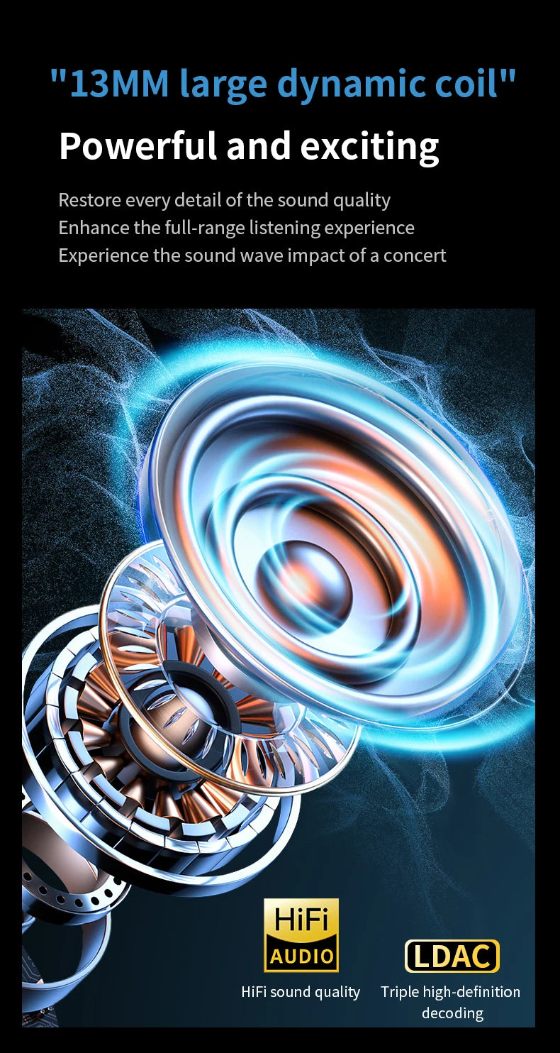 Earphone bluetooth Bluetooth headphonesTWS wireless Bluetooth earphones with long battery life, in-ear design, Bluetooth 5.6