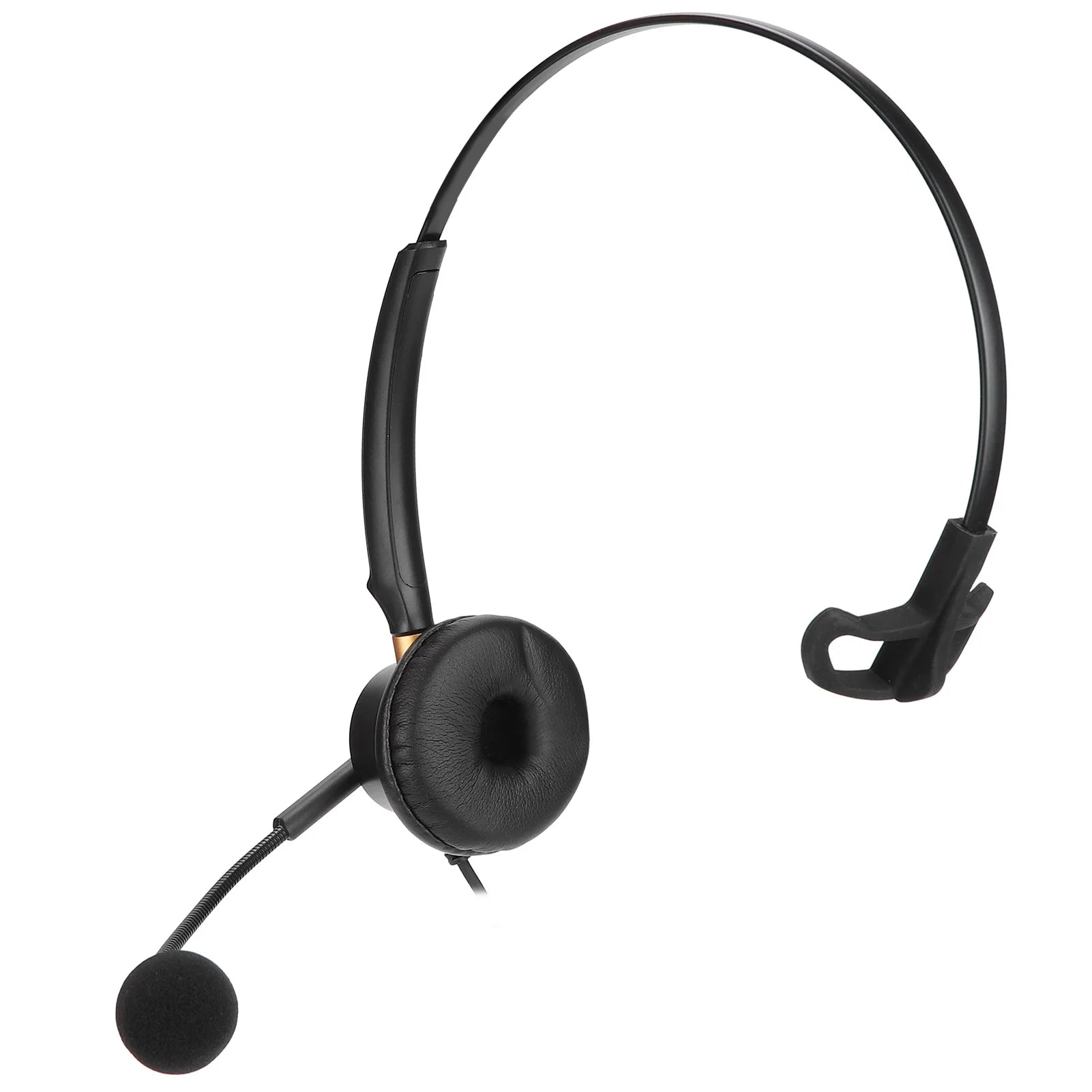 H600‑2.5 Telephone Headset 2.5mm Single Ear Customer Service Headphone with Noise Reduction Microphone 2.5mm Telephone Headset