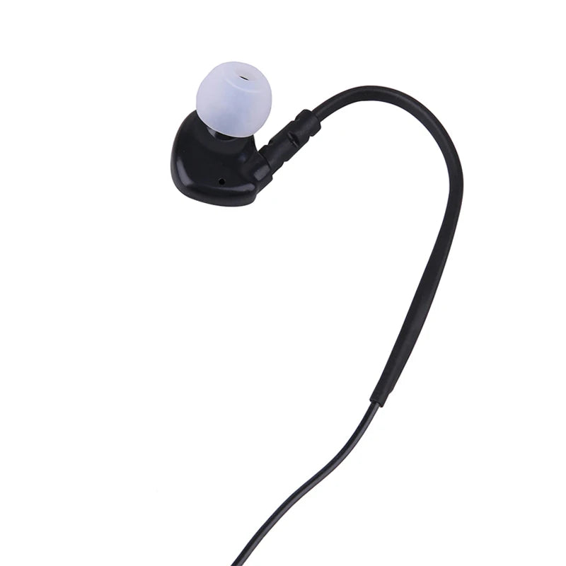 2 Pin In Ear Earphone Walkie Talkie Headphones Sports Headset PTT MIC for BAOFENG UV5R 888S KENWOOD Retevis HYT Radio L3FE
