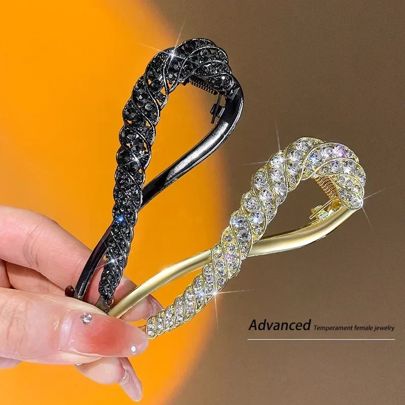 Hair Accessories Rhinestone Clasp Barrettes Irregular Women Hair Clip Girl Hair Claw Headdress Korean Hairpin Для Волос