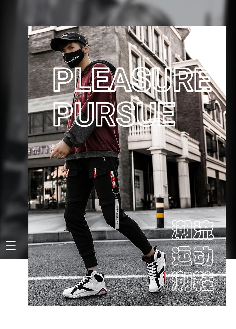 Men Basketball Shoes Fashion Non-slip Mens Casual Sneakers Man Sports High Quality Outdoor Jogging Shoes Boys Athletic Wear Traf