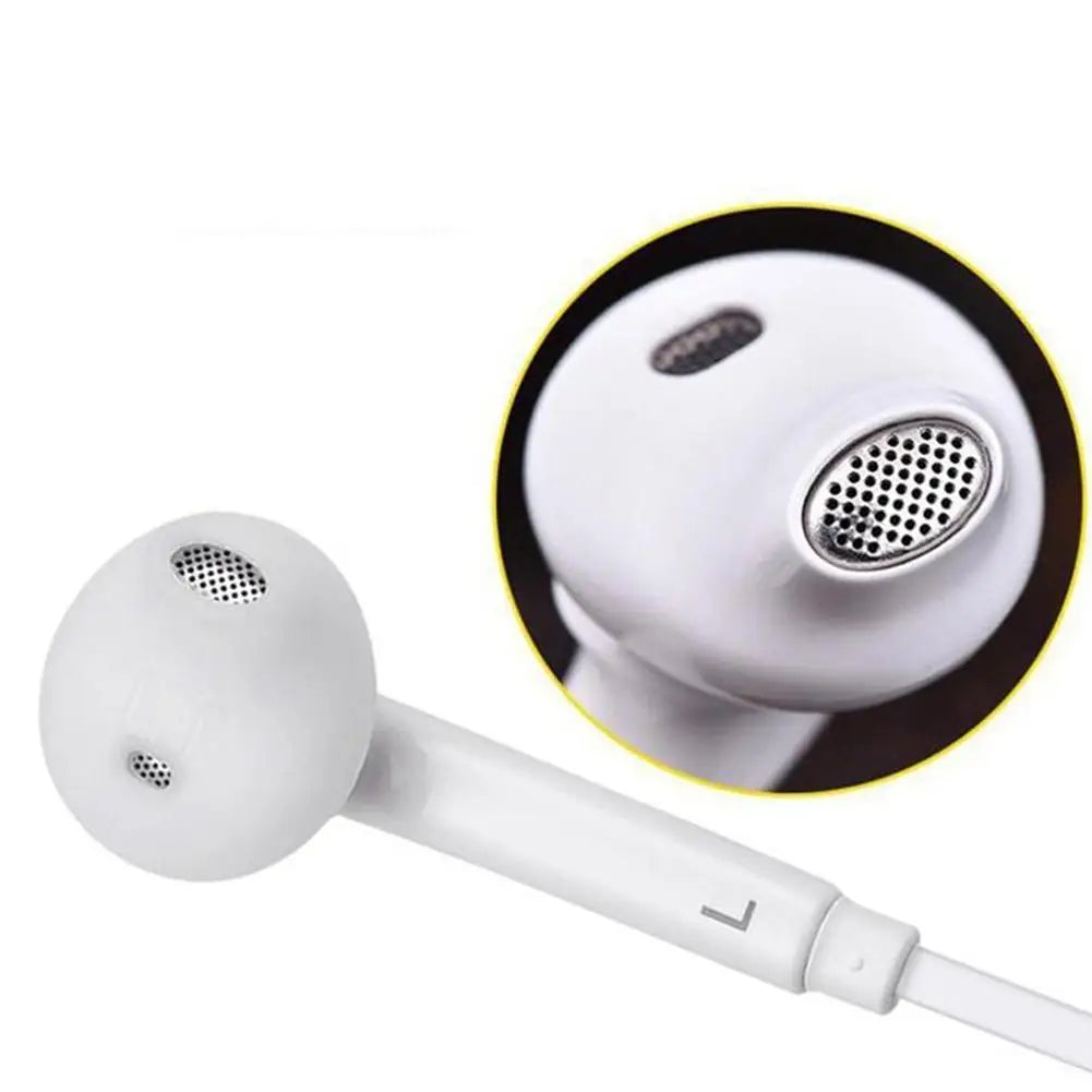 Wired Headphones With Microphone 3.5mm Earphones Plug In-Ear Headphones Music Earplugs Ergonomic Headphones For Smartphones