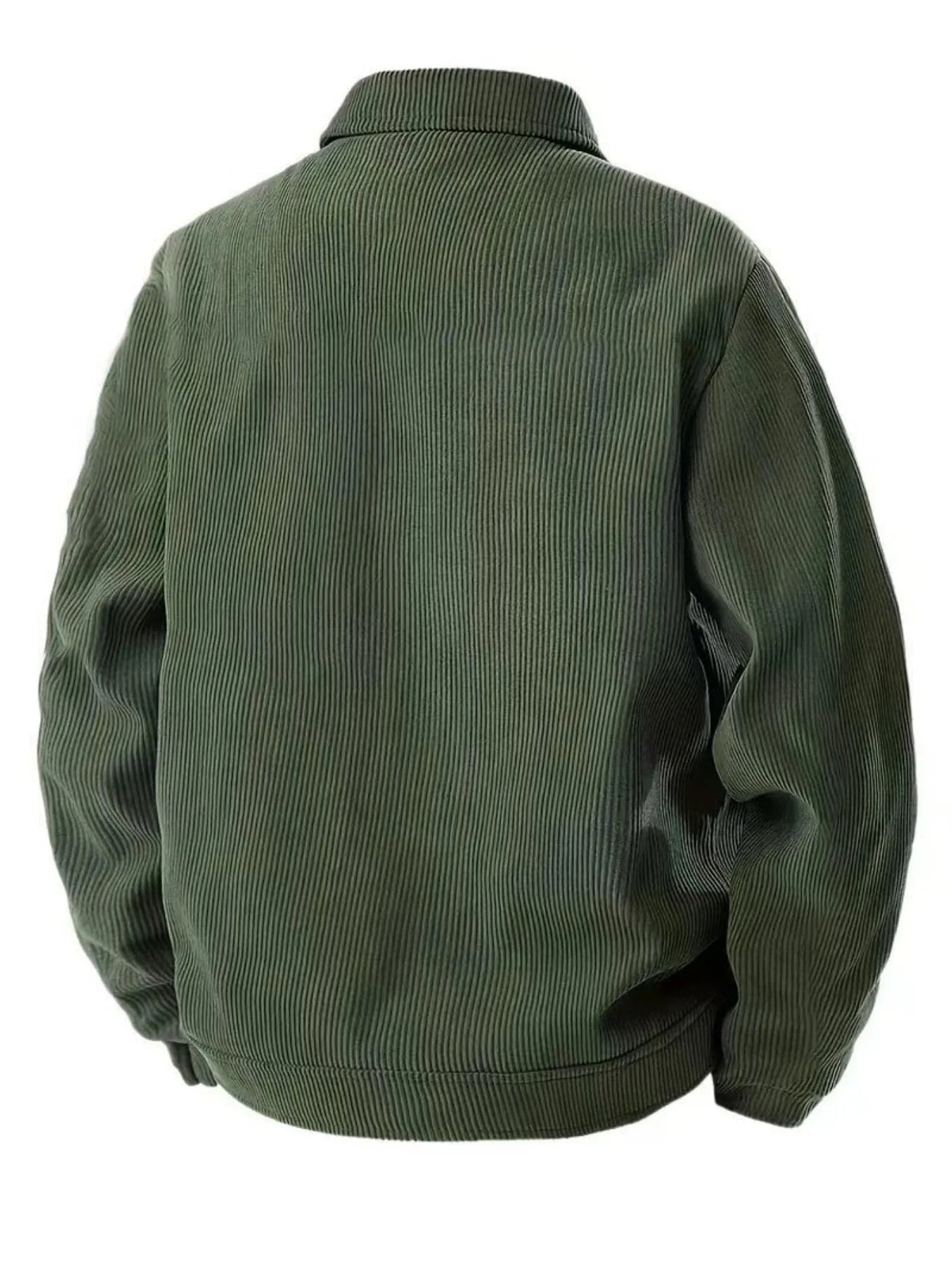 The 2025 new autumn corduroy jacket for men with a lapel, a trendy Japanese style loose coat