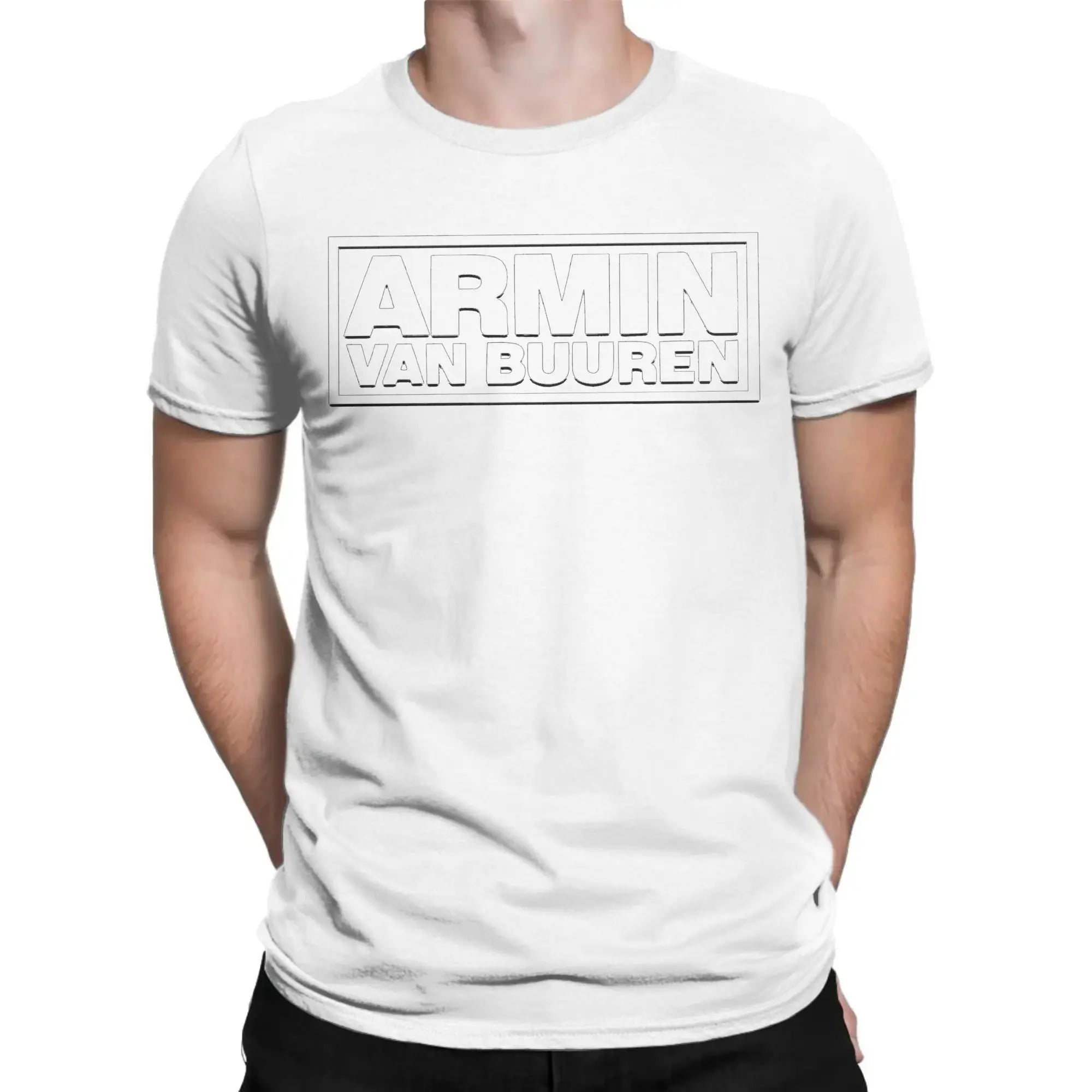 Men's T-Shirts Armin Buuren Awesome Pure Cotton Tee Shirt Short Sleeve Logo T Shirts O Neck Clothes Gift Idea