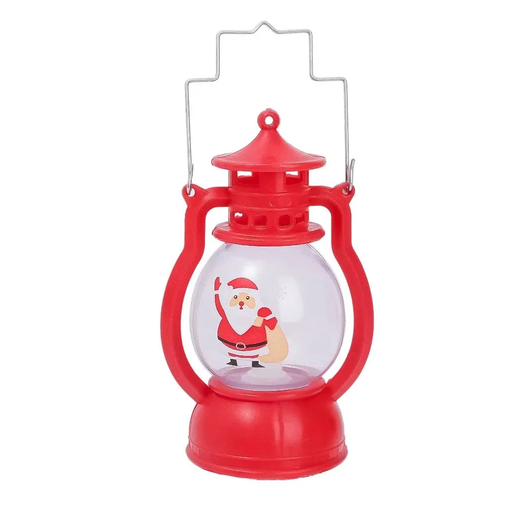 Christmas Ornaments LED Lantern Light Santa Claus Merry Christmas Decorations for Home Xmas Santa for Baby New Year Gift