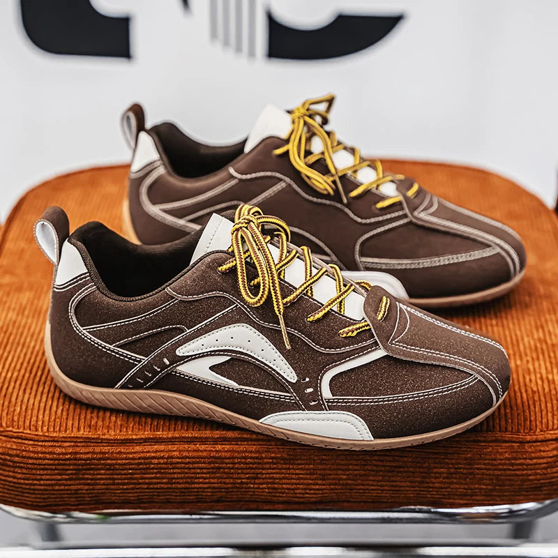 Shoes for Men Training Shoes German Style Lightweight Breathable Sneakers Vulcanized Shoes Retro Casual Gym Walking Men Sneakers