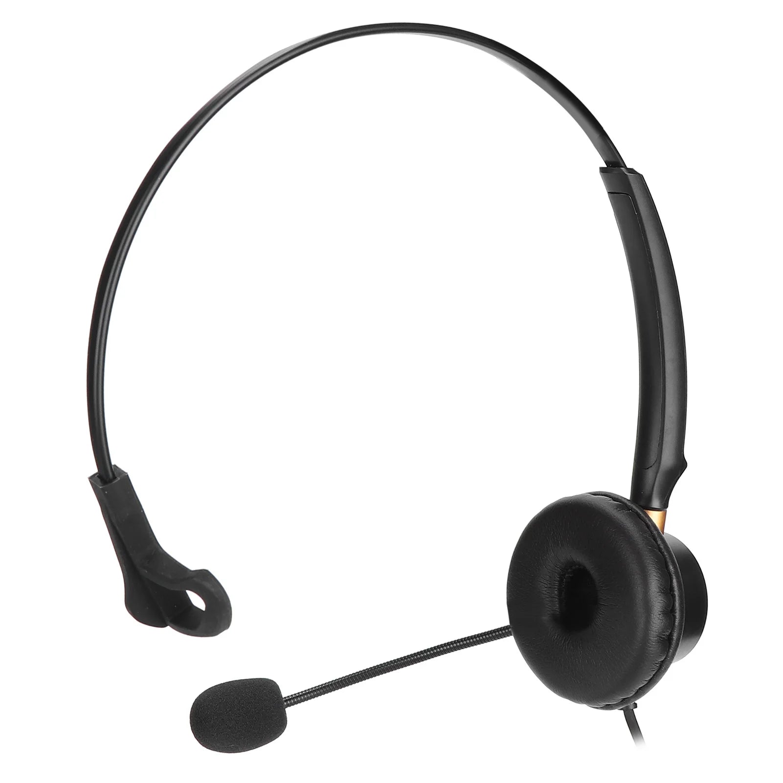 H600‑2.5 Telephone Headset 2.5mm Single Ear Customer Service Headphone with Noise Reduction Microphone 2.5mm Telephone Headset