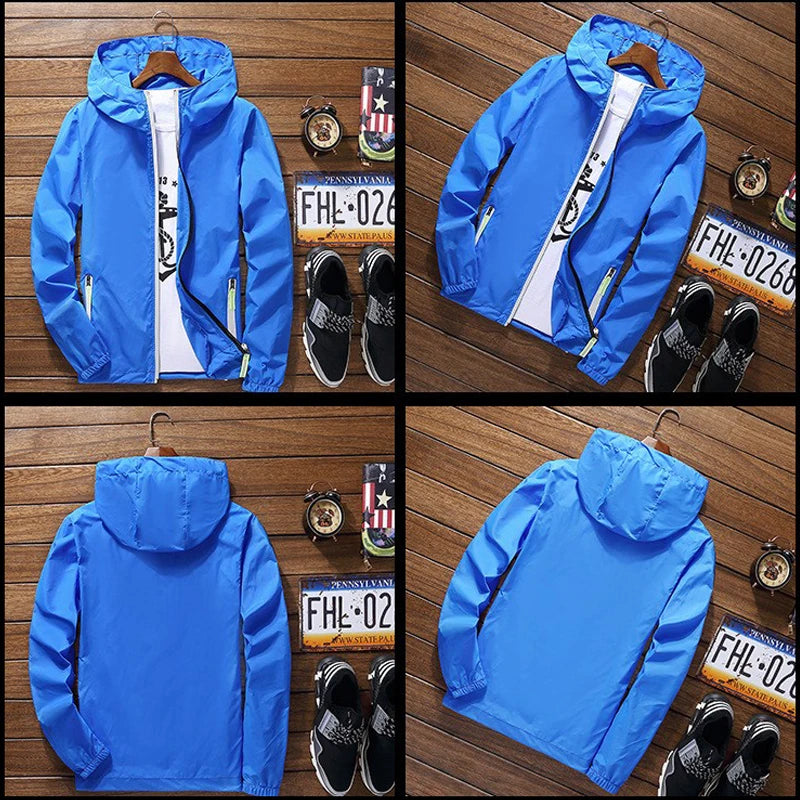 Men Women Bomber Hooded Jacket EMT Paramedic Emergency Medical Services Casual Thin Windbreaker Sunscreen Skin Jacket Outwear