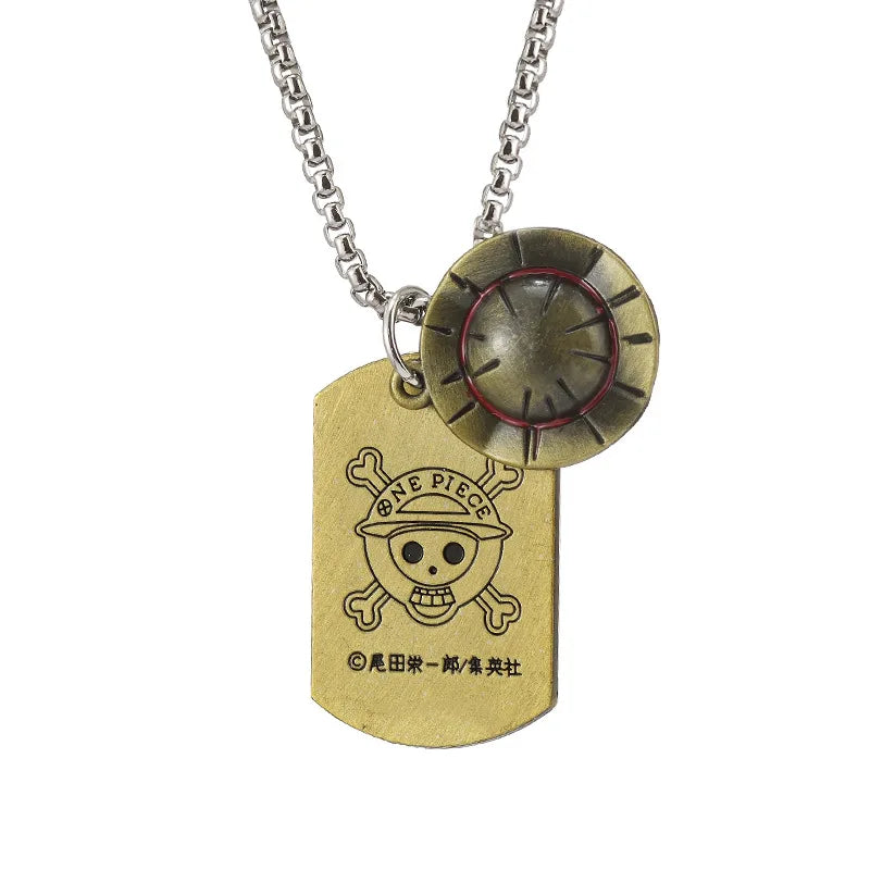 Fashion Men Keychain Skull Hat Otatable Metal Keychain Retro Keyring Anime Letter Bag Pendant Accessorie Fan Cosplay Props Gift