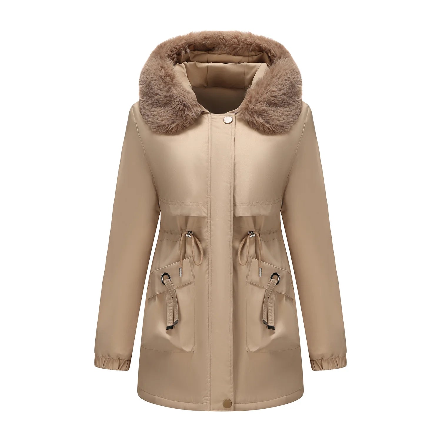 Women's Jacket Large Size Winter Down Jackets Coats Parkas Thick Warm Fur Hooded Woman padded Puffer Jacket Outerwears HWY271