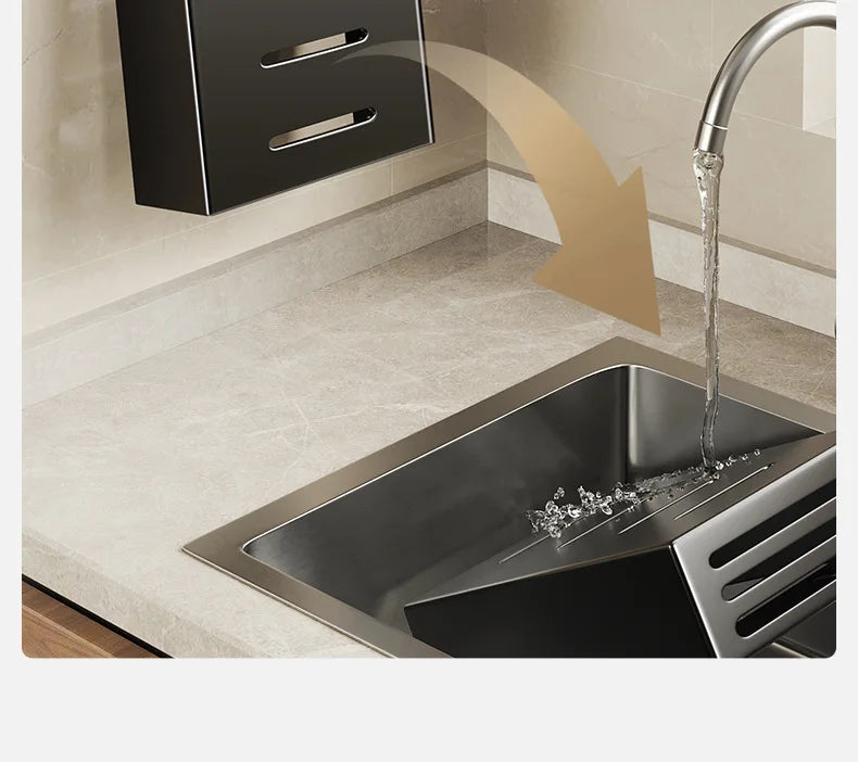 Kitchen knife holder, knife rack, non-perforation, wall-mounted storage box, kitchen organizer  kitchen items