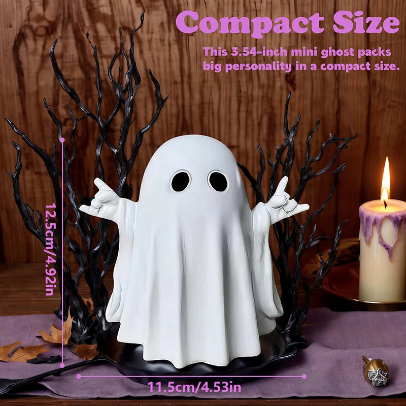 Halloween Creative Ghost Ornaments Desktop Ornament  Personalized Home Halloween Party Terrifying Atmosphere Decorations