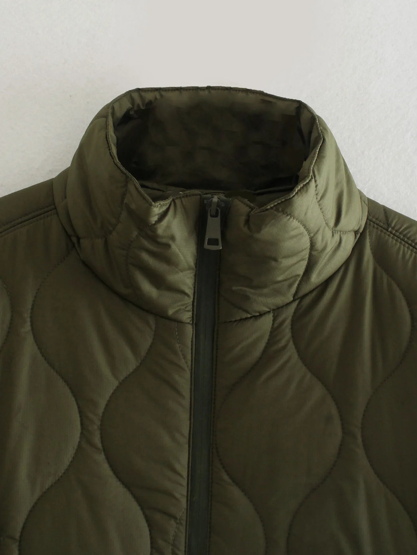 Womens  Coat Cotton-padded Zipper Cloak Warm Jacket Winter