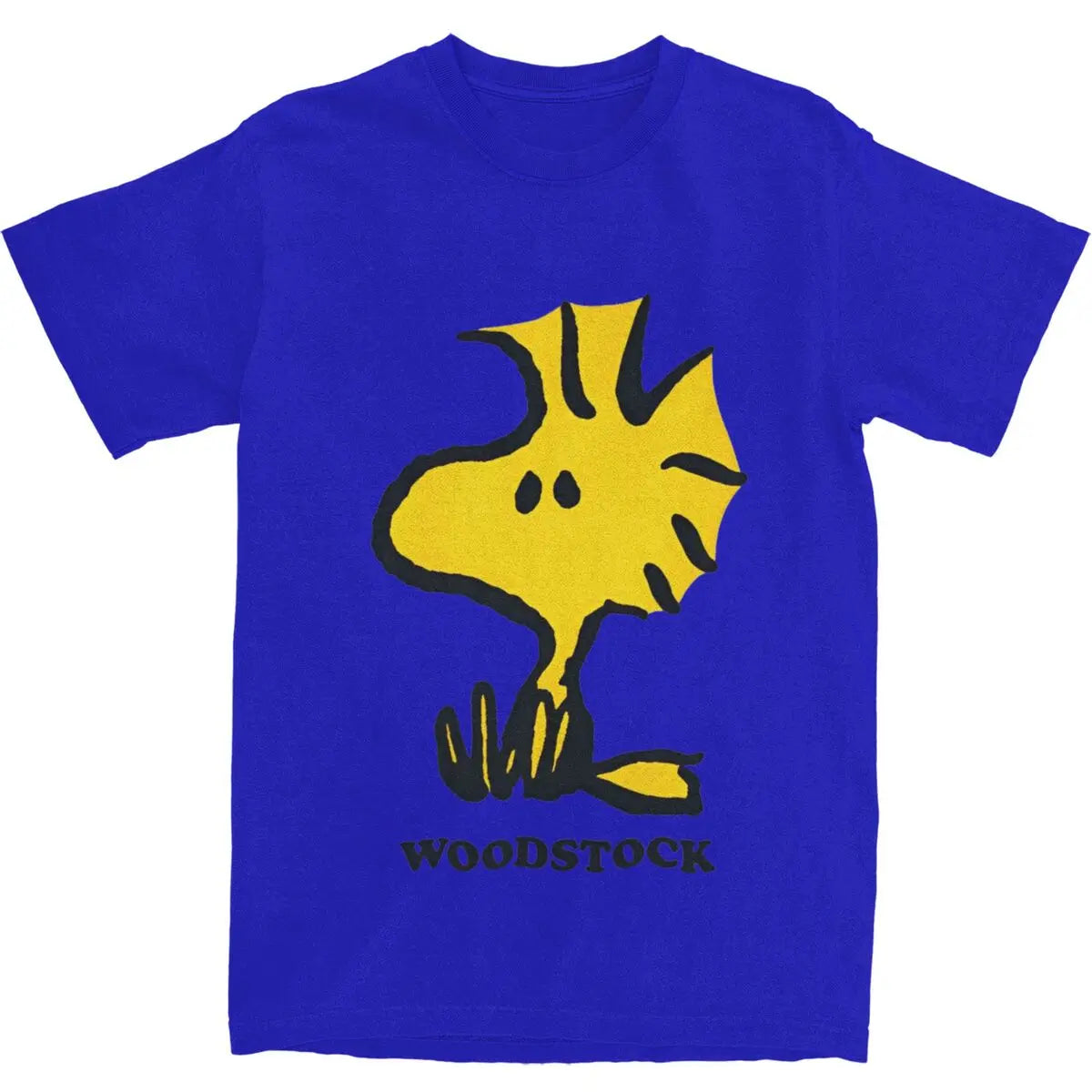Men Women T Shirt Woodstock Cartoon T-Shirts Trendy Cool Summer Tees Funny Custom Logo 100 Cotton Clothing Gift Idea