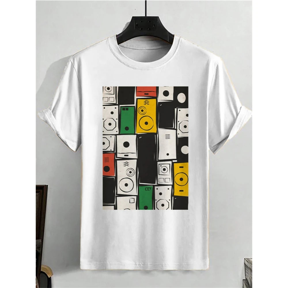 Cartoon Men's T-Shirt Casual Fashion 3d Print Short Sleeved Summer T-Shirt For Men Clothing Street Breathable T Shirt Top Tee