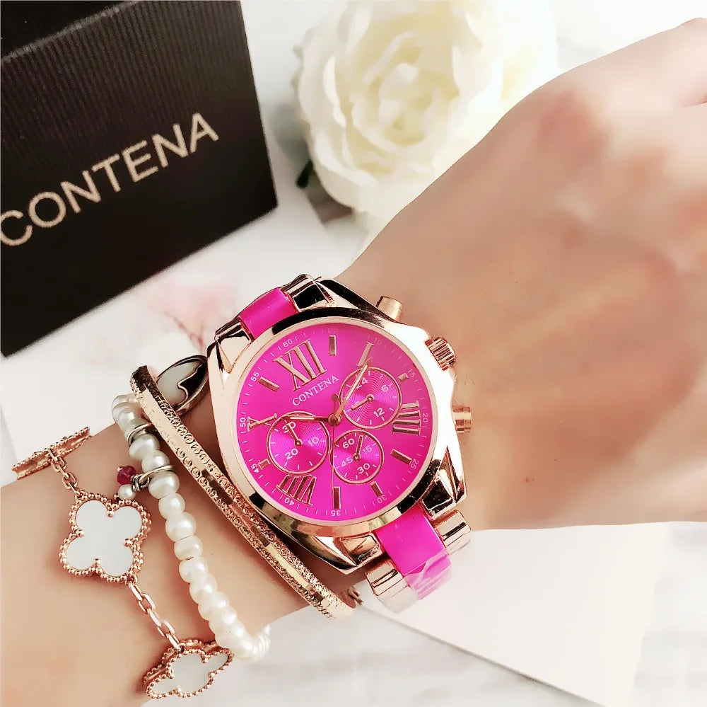 Top Brand Luxury Watches for Women Fashion Creative Steel Bracelet Women's Watches Ladies Quartz Bracelet Watch Reloj Mujer