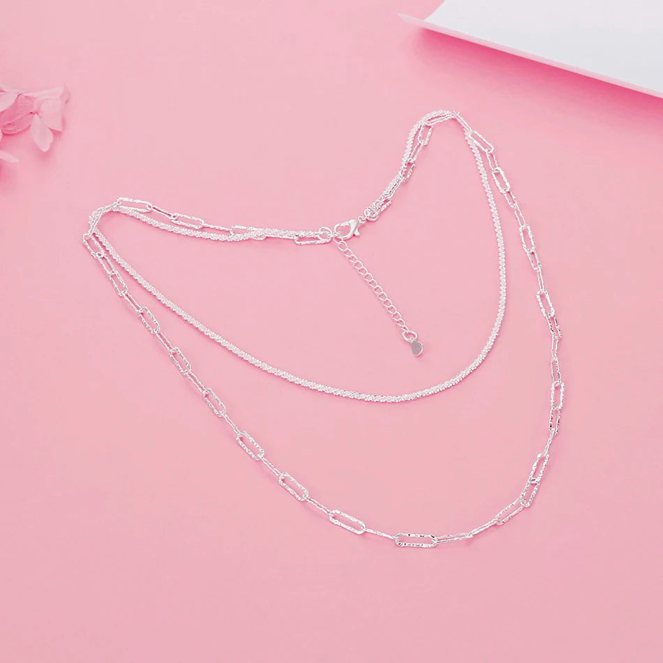 Original 925 Sterling silver Beautiful bracelets necklaces for women fashion designer party wedding Jewelry sets gifts