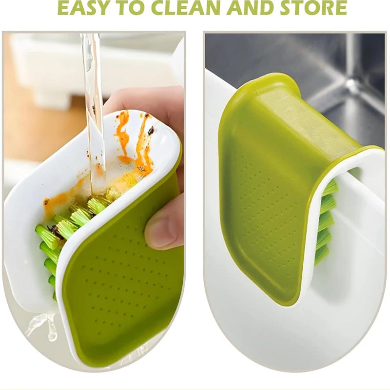 Kitchen Knife Cleaning Brush Tableware Brush Car Seat Belt Cleaning Brush U Shape Kitchen Washing Tool Tableware Cleaning Brush