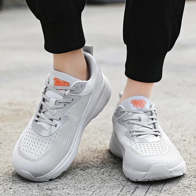 Shoes for Men Breathable Wear Resistant Athletic Training Sneakers White Sports Shoes Tennis Men's Running Walking Travel Shoes