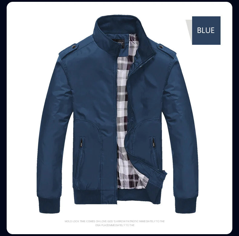 Bomber Jacket Men Rainproof Windproof Waterproof Jackets Men's Outwear Spring Male Military Coats Classic Fashion Brand Coats