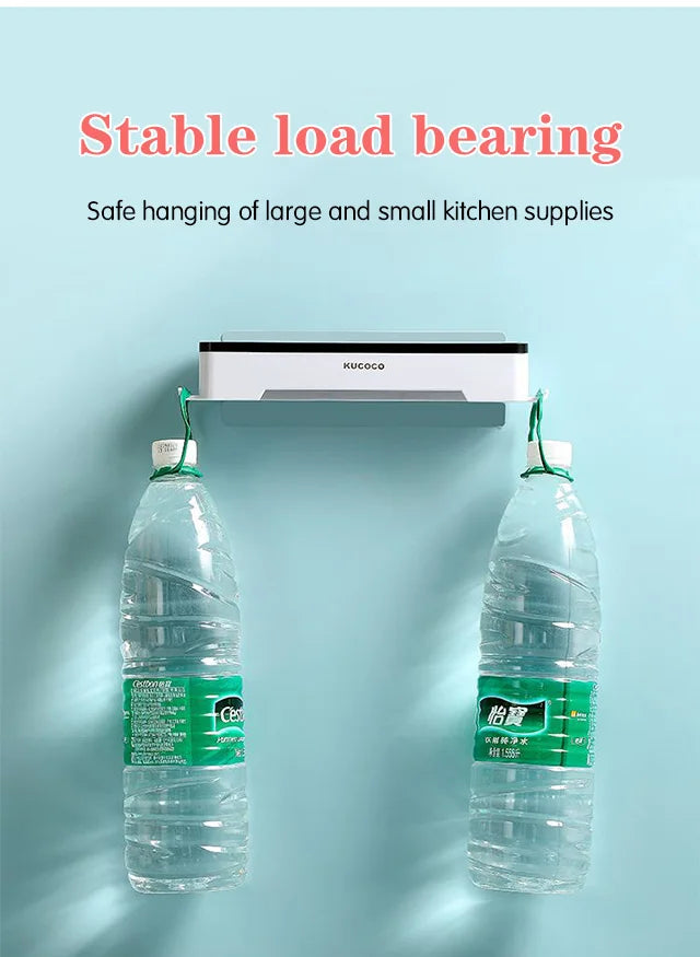 Kitchen Knife Holder Wall Mounted Multifunctional Knife Holder Home Cutlery Wall Mounted Storage Rack Kitchen Cutlery Organizer