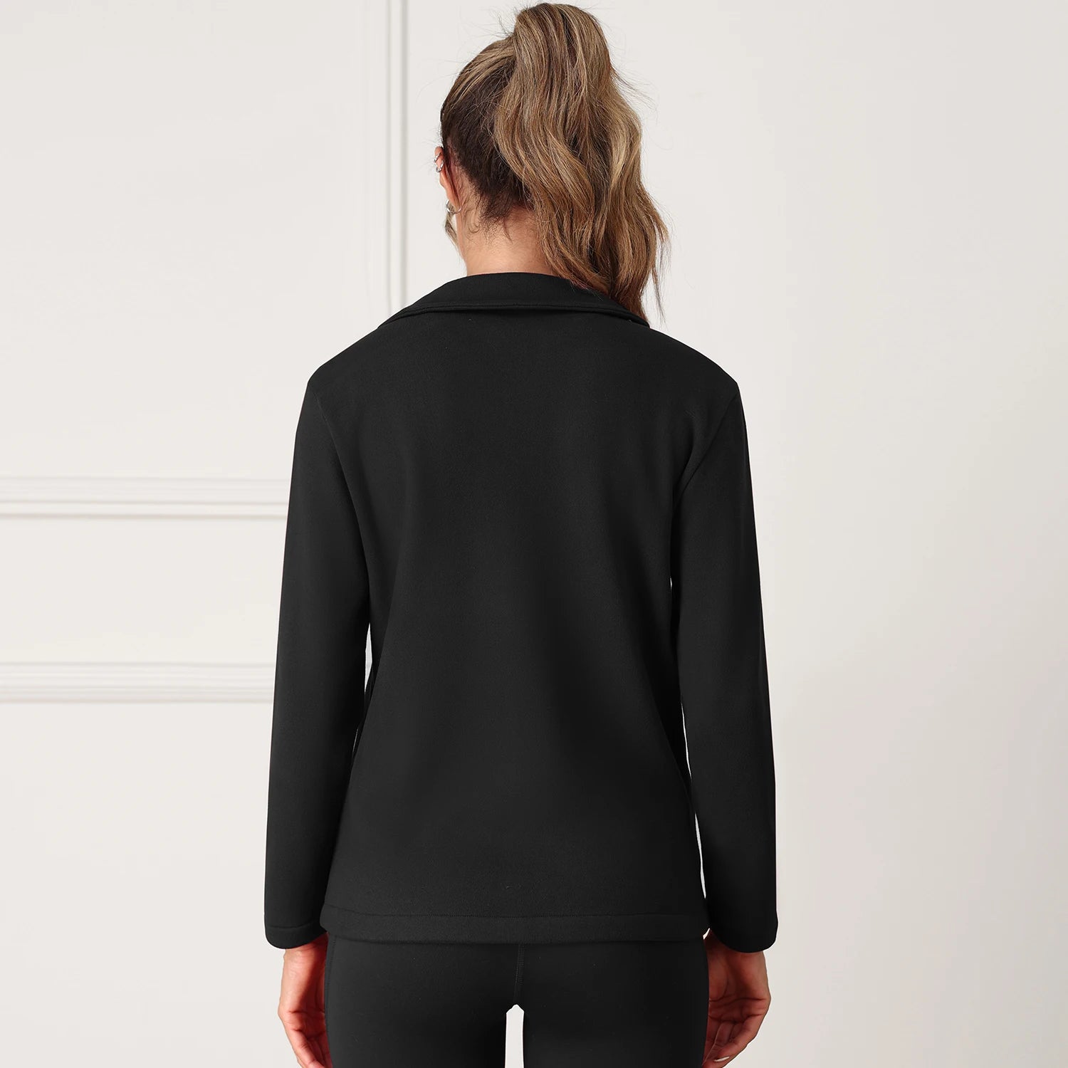 Women Sport Jacket Long Sleeve Shirt Workout Coat Gym Training Clothing Yoga Sportswear