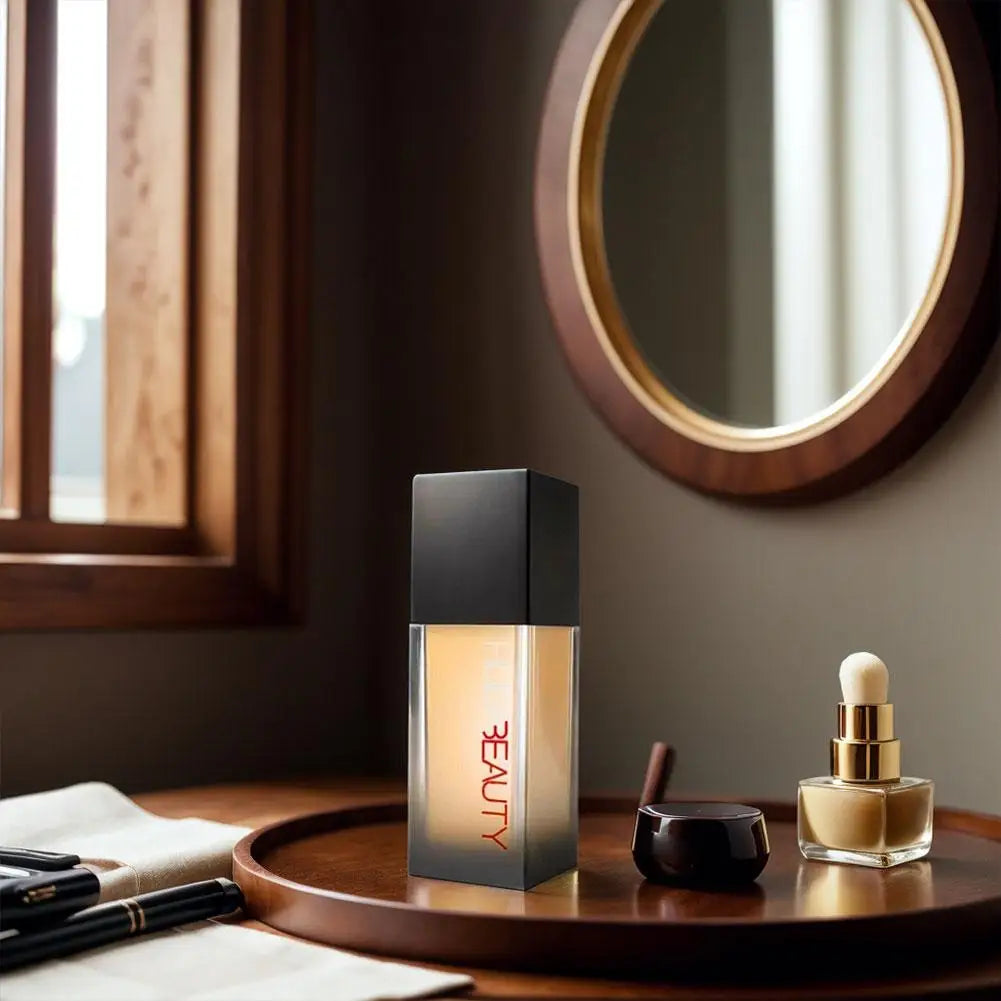 ﻿Makeup Foundation Flawless Liquid Matte Concealer Nourishing Long-Lasting Facial Concealed Pores Fine Breathable HUDA Cosmetics