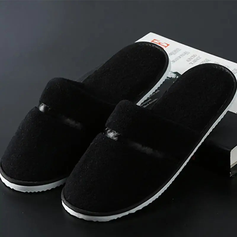Women Indoor Slippers warm furry Home Slipper Winter Home shoes Women Men House Flat Closed Toe Slides for Bedroom Flip Flops