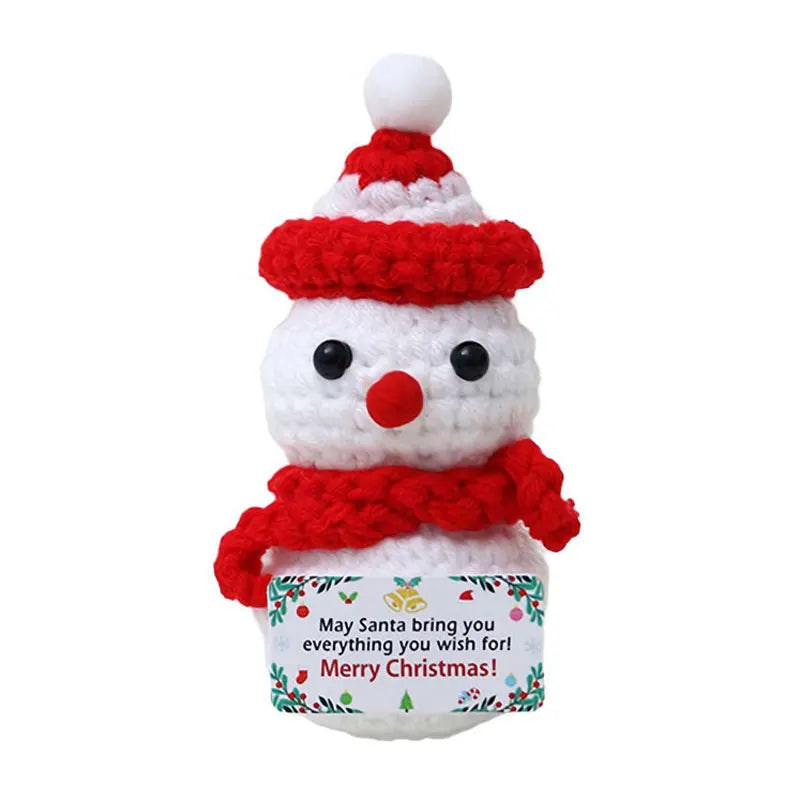 Christmas Ornaments Crochet Home Room Decoration Handmade Emotional Support Knitted Potato Home Decor Christmas Party Gift