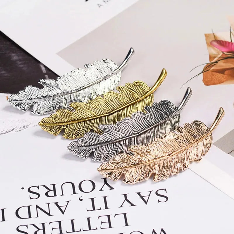 Fashion Gold Hairpin Women Girl Hair Clip Pin Barrette Clasp Accessories for Hair Buckle Women Girls Hairclip Headdress Headwear