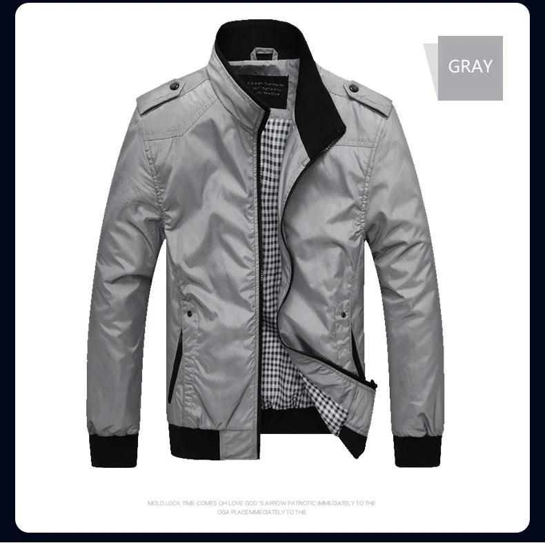 Bomber Jacket Men Rainproof Windproof Waterproof Jackets Men's Outwear Spring Male Military Coats Classic Fashion Brand Coats