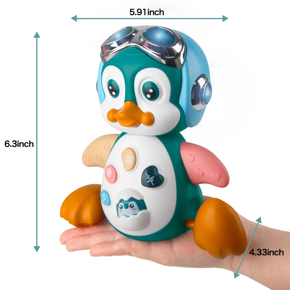 Kid Electronic Pet Toys Dancing Duck&Octopus Musical Penguin Baby Crawling Toys Toddler interactive Toys Tummy Time Gifts