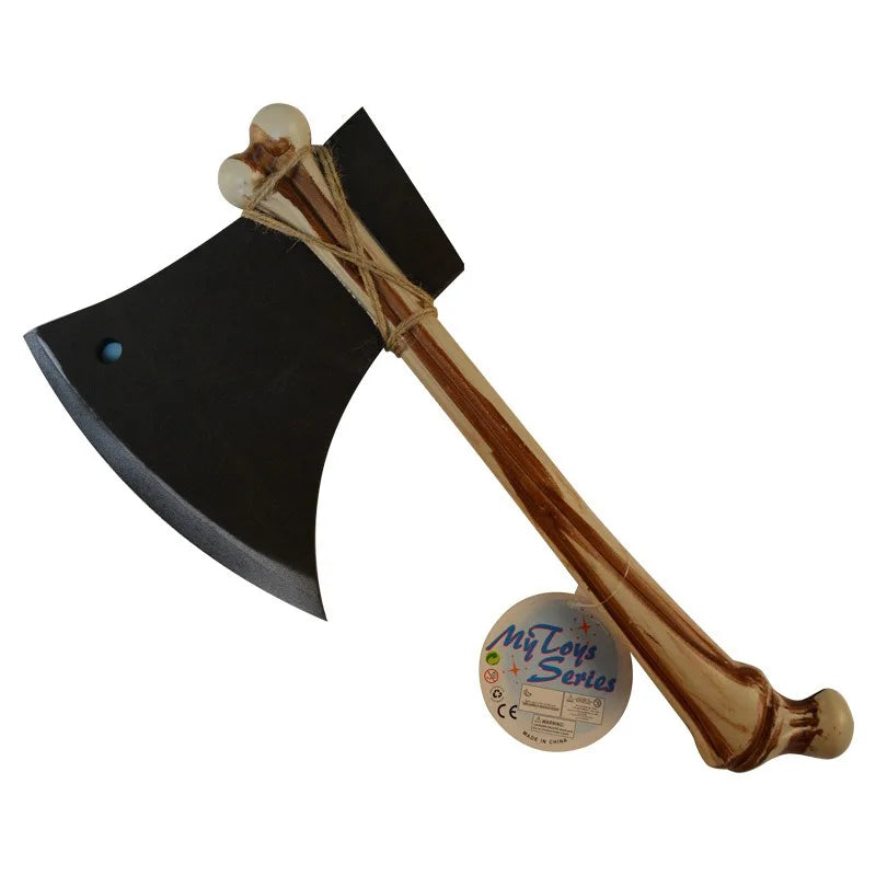 Halloween Makeup Weapons Prop Fake Axe Sickle Pickaxe Shovel Ghost Festival Cosplay Dress Up Props Happy Halloween Party Decor