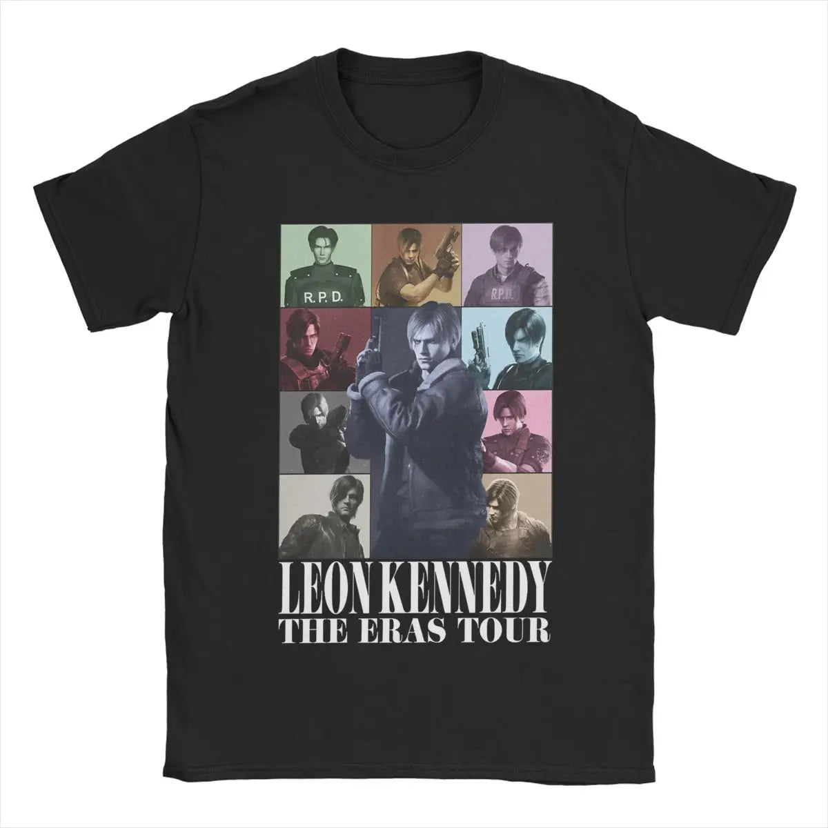 Men's T-Shirt Great Model Residents Evils Umbrella Corporations Cotton Tee Shirt Short Sleeve T Shirts O Neck Clothes