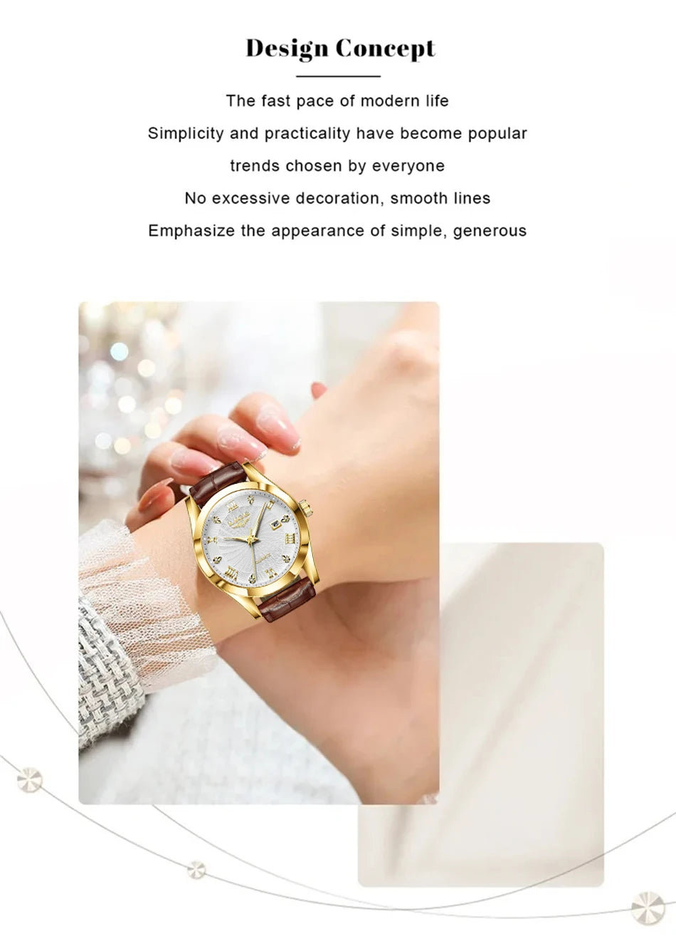 2025 New Women's Watch LIGE Fashion Elegant Bracelet Ladies Watch Outdoor Sports Waterproof Quartz Watches for Women Reloj Mujer