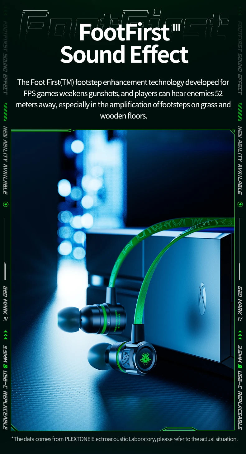 Hammerhead G20 Earphone With microphone in-ear Gaming headphone wire handsfree fones Stereo Comparison Razer Hammerhead V2 Pro