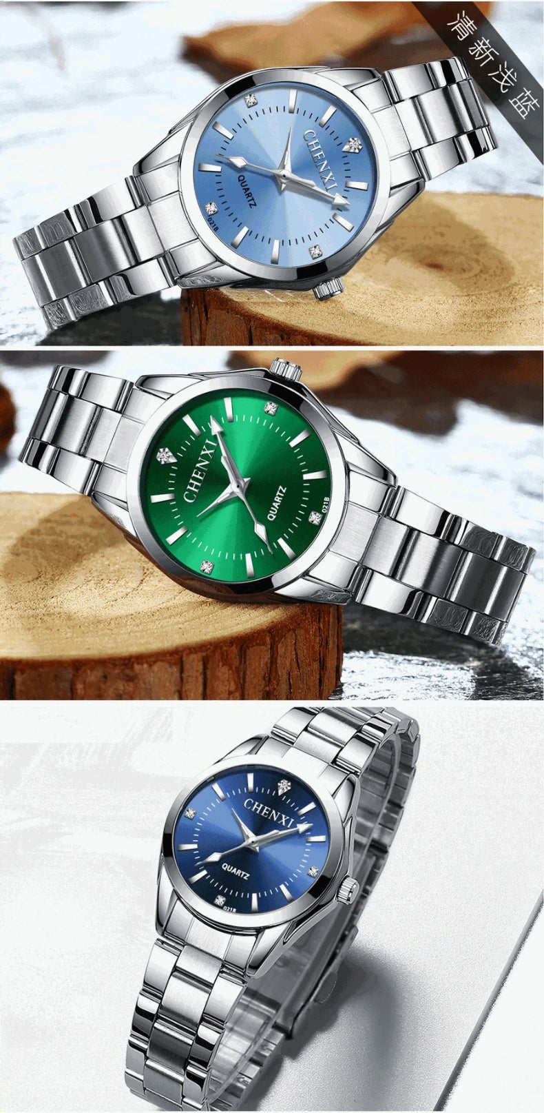 Watches Women Luxury Stainless Steel Wristwatches Analog Luminous Quartz Clock Watch Women's Relogio Feminino часы женские